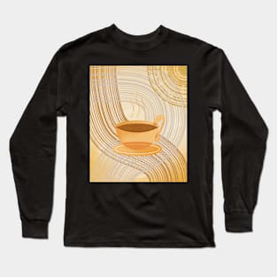 Coffee Swirl Long Sleeve T-Shirt